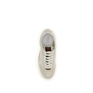 Sneakers basse Gucci in pelle di vitello bianca Bos Taurus