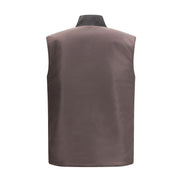 Diesel Brown Sleeveless Jacket