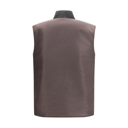 Diesel Brown Sleeveless Jacket