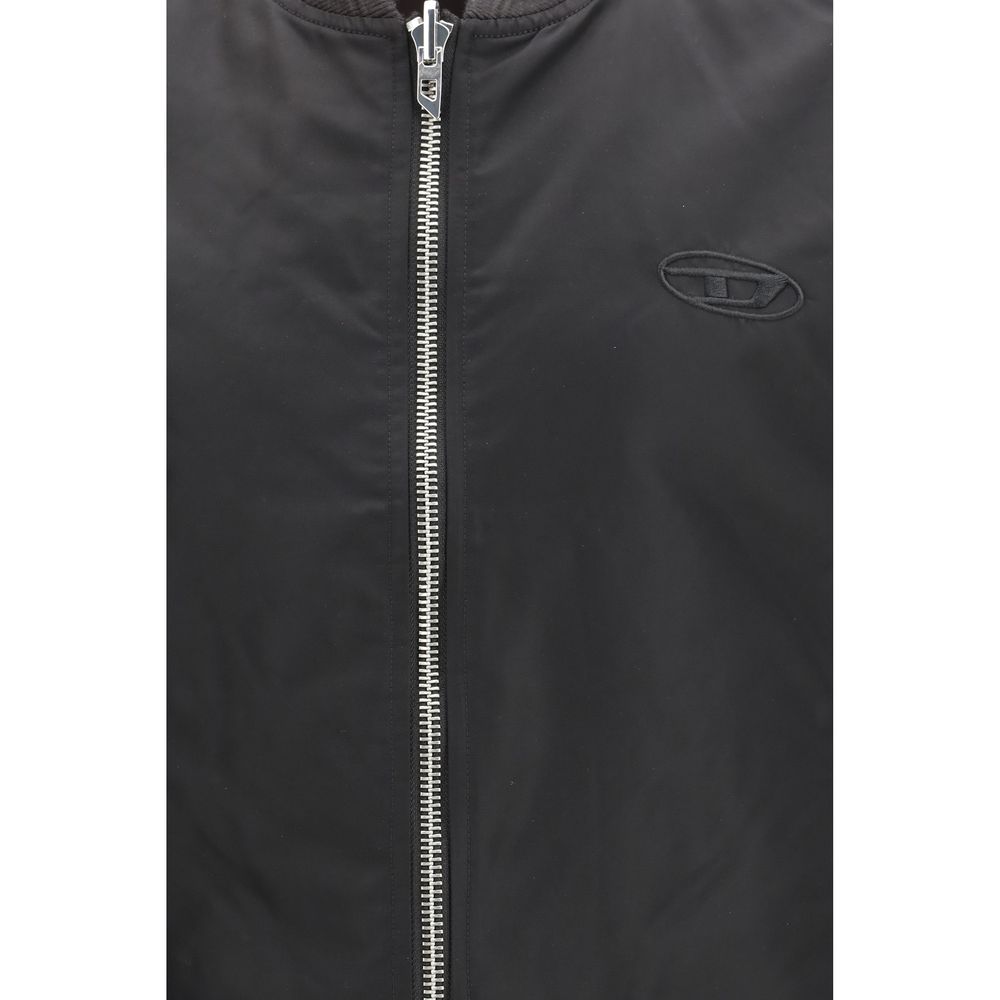 Diesel Brown Sleeveless Jacket