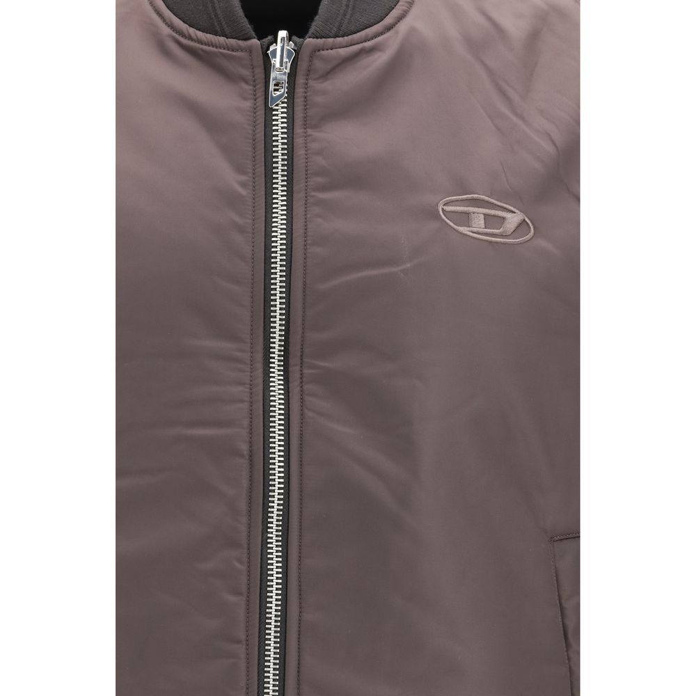 Diesel Brown Sleeveless Jacket