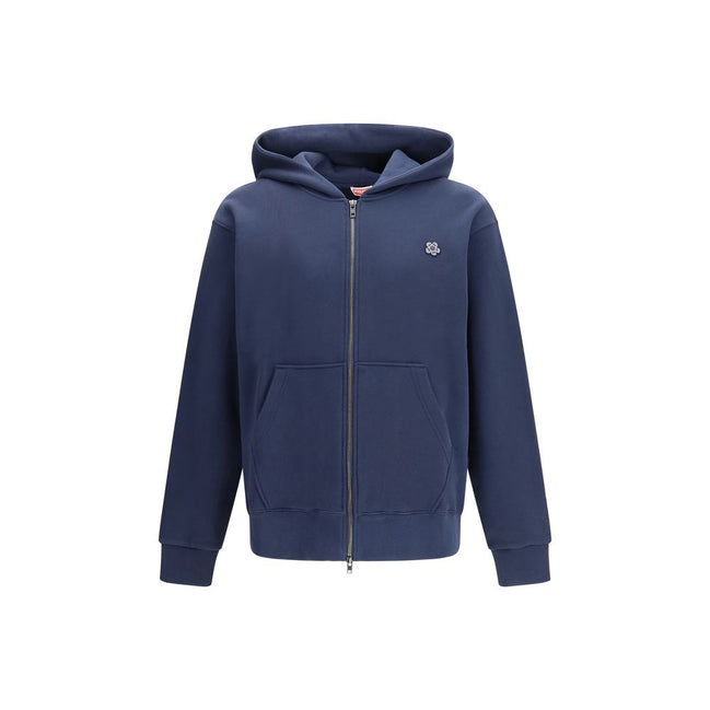 Sweat-shirt en coton bleu Kenzo