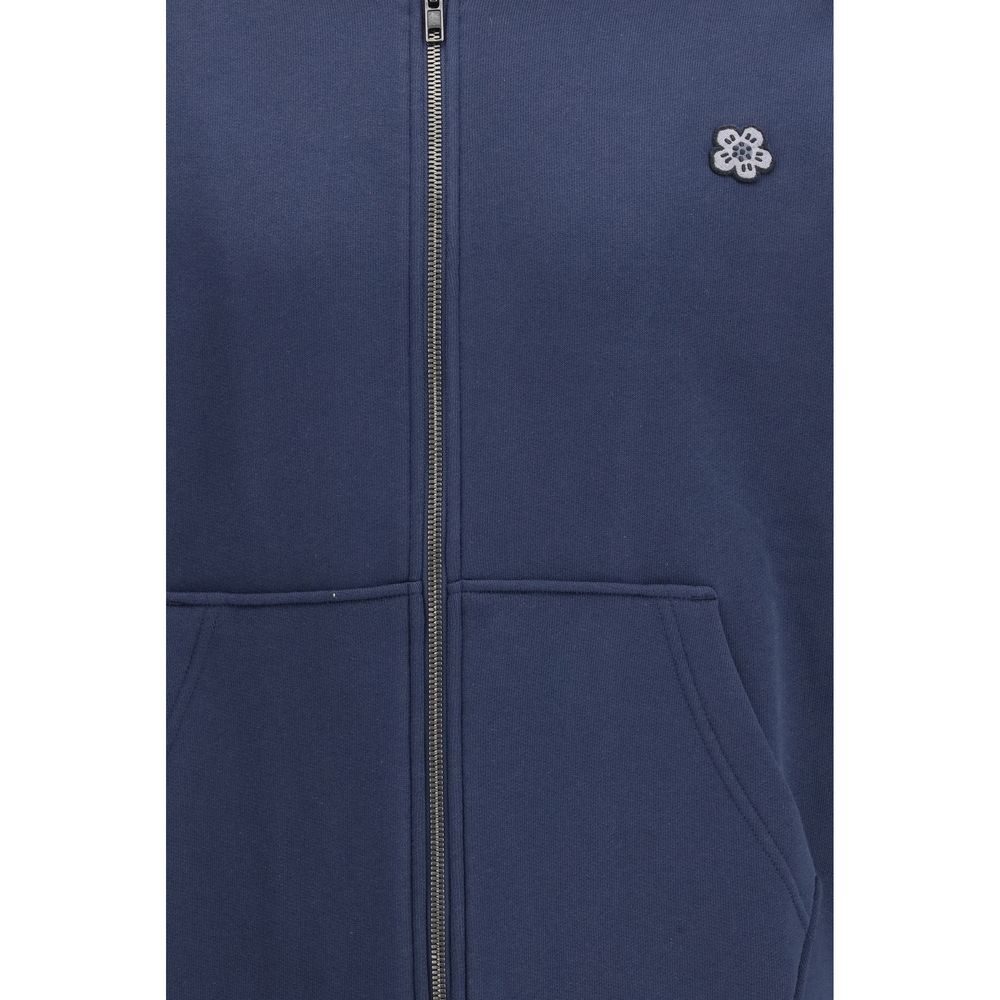 Sweat-shirt en coton bleu Kenzo