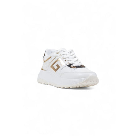 Guess White Polyurethane Chunky Sneakers