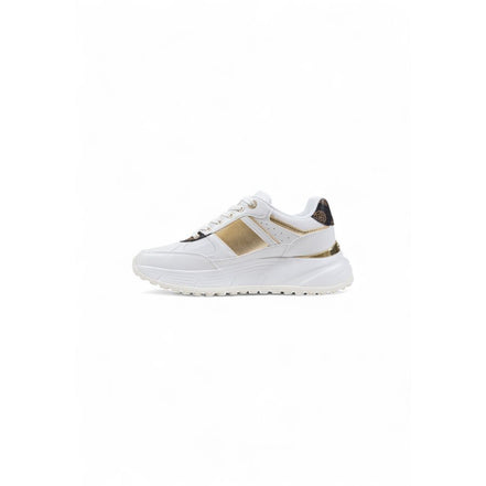 Guess White Polyurethane Chunky Sneakers