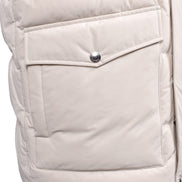 Brunello Cucinelli White Polyamide Full-Length Jacket