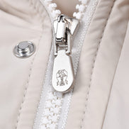 Brunello Cucinelli White Polyamide Full-Length Jacket