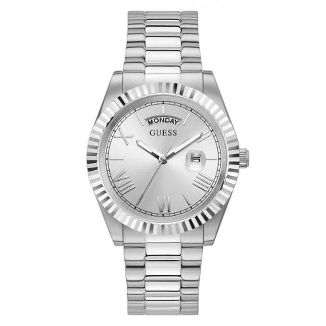 Guess Gray Stainless Steel Dress Watch
