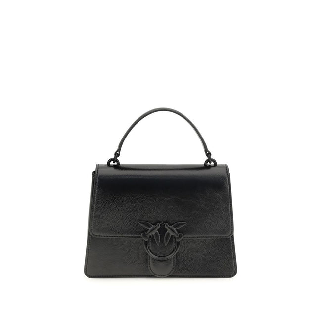 PINKO Black Love One Handbag