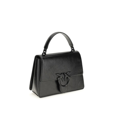 PINKO Black Love One Handbag