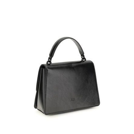 PINKO Black Love One Handbag