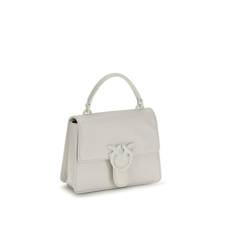 PINKO White Love One Top Mini Handbag