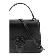 PINKO Black Love One Handbag