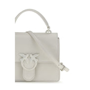 PINKO White Love One Top Mini Handbag