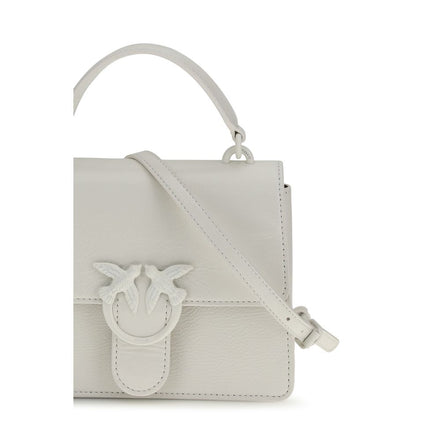 PINKO White Love One Top Mini Handbag