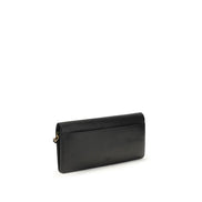 PINKO Black Love Medium Clutch Bag