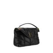 Borsa a tracolla Saint Laurent in pelle di agnello nera