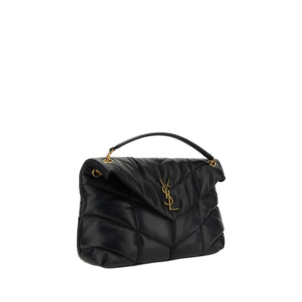 Borsa a tracolla Saint Laurent in pelle di agnello nera
