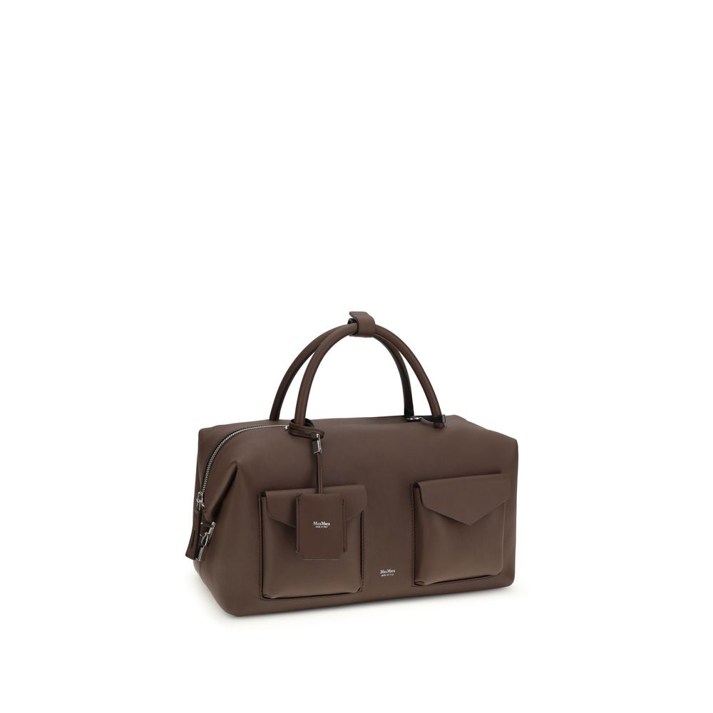 Max Mara Brown Calf Leather Handbag