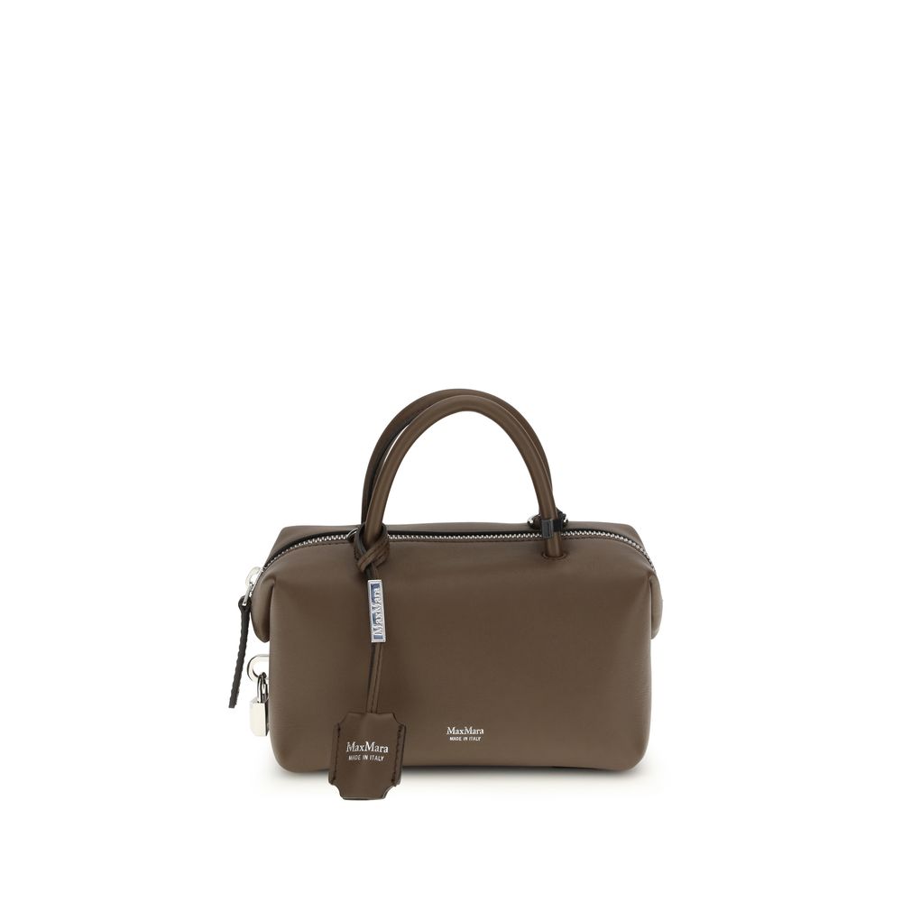 Max Mara Brown Calf Leather Handbag