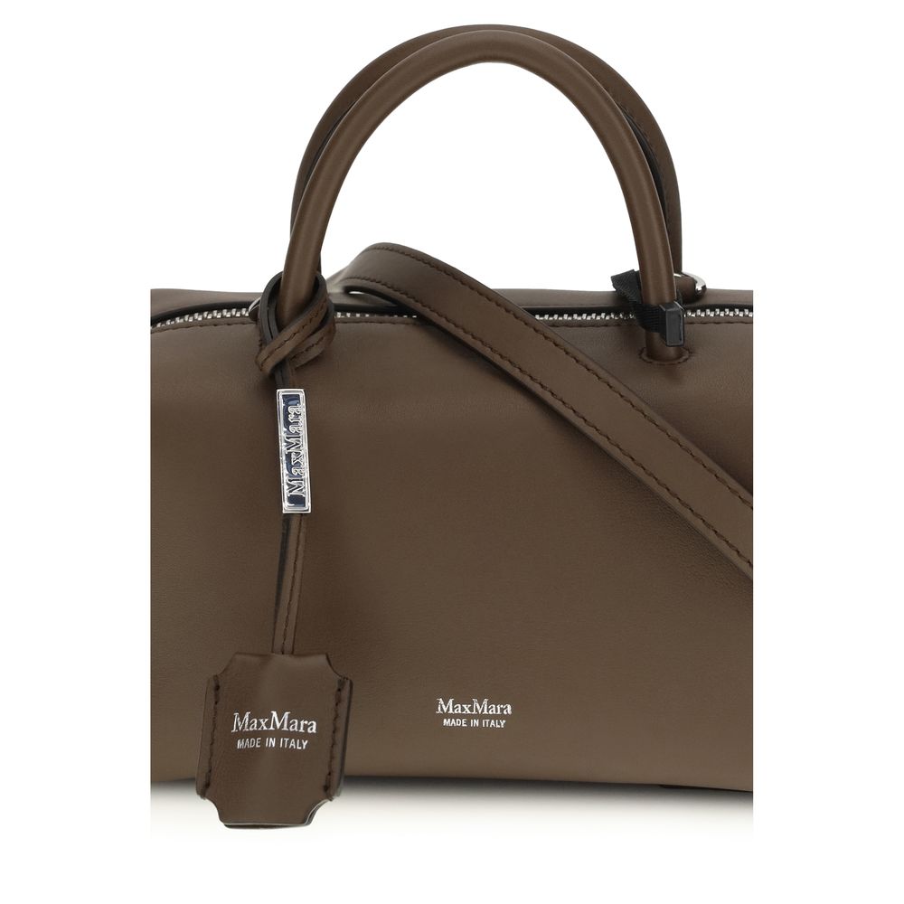 Max Mara Brown Calf Leather Handbag
