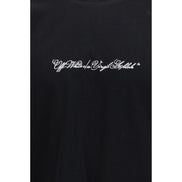 Off-White Black Cotton T-Shirt