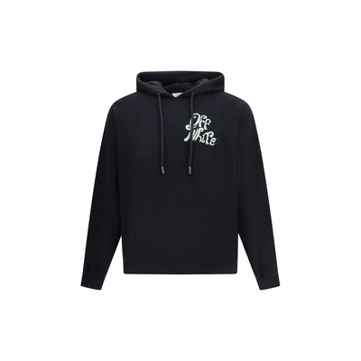 Off-White Black Cotton Sweatshirt
