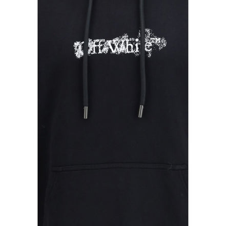 Off-White Black Cotton Sweatshirt