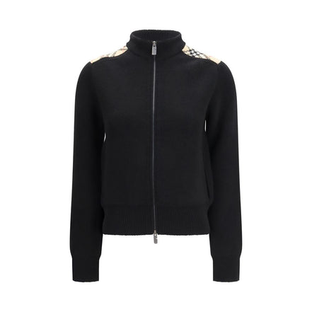 Burberry Black Wool Cardigan