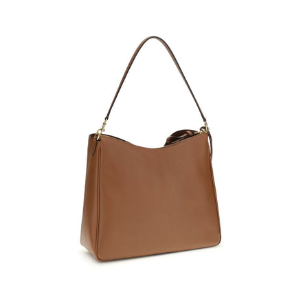 Sac bandoulière Balenciaga en cuir de veau beige Bos Taurus