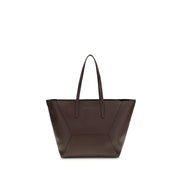 Sac porté épaule Brunello Cucinelli en veau marron Bos Taurus