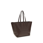 Sac porté épaule Brunello Cucinelli en veau marron Bos Taurus