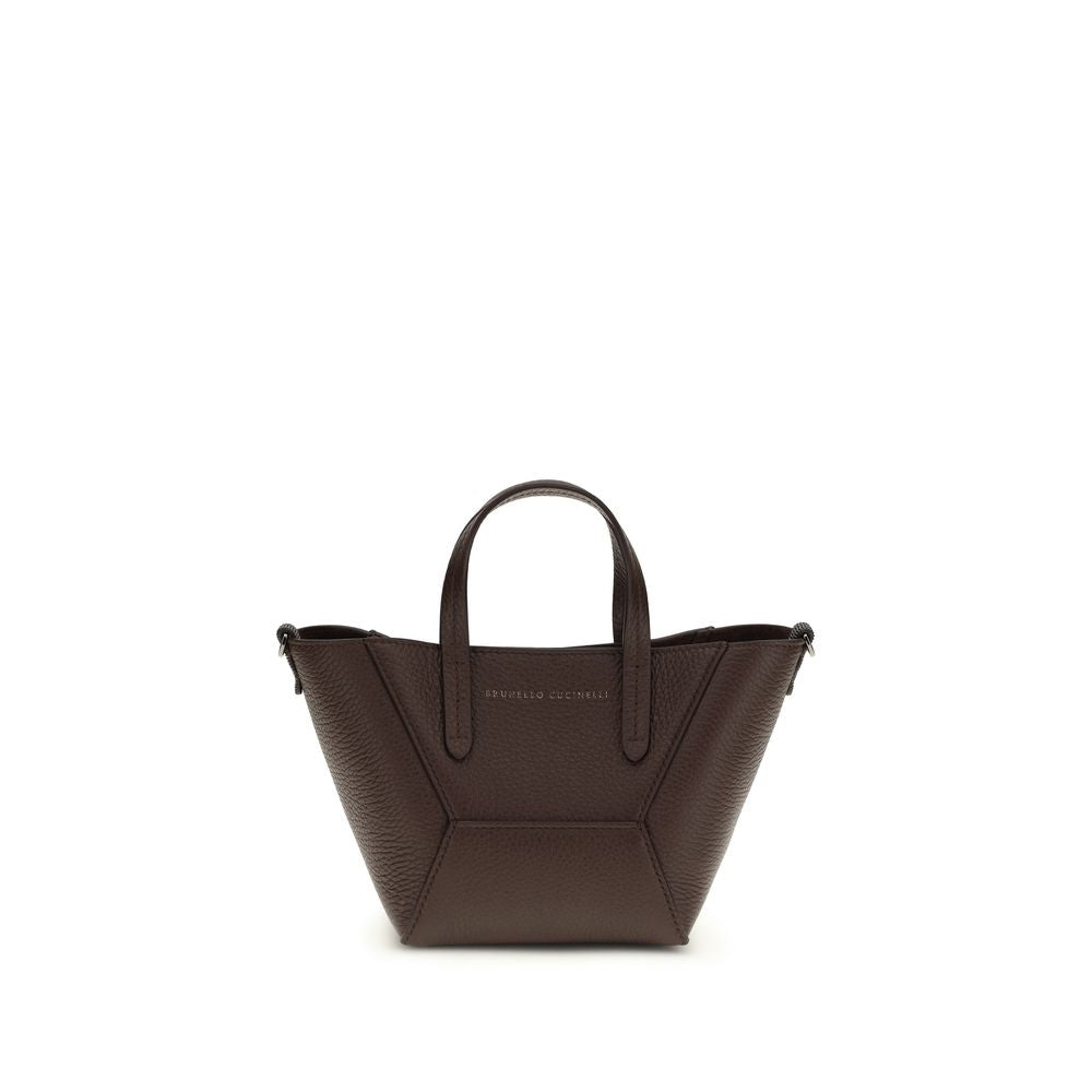 Brunello Cucinelli Bordeaux Shoulder Bag