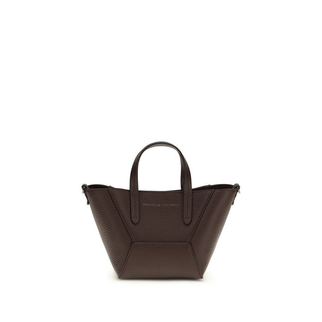 Brunello Cucinelli Bordeaux Shoulder Bag