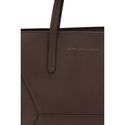 Sac porté épaule Brunello Cucinelli en veau marron Bos Taurus