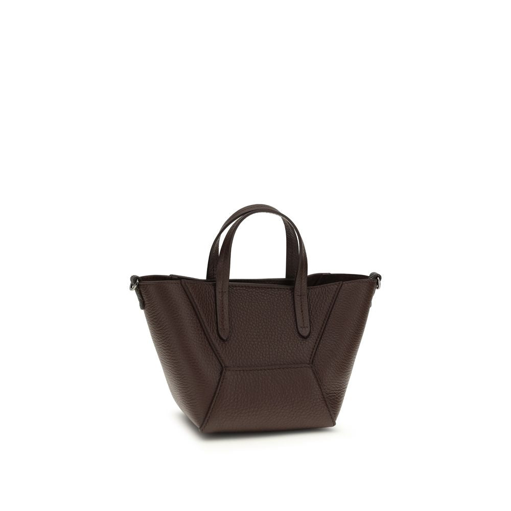 Brunello Cucinelli Bordeaux Shoulder Bag
