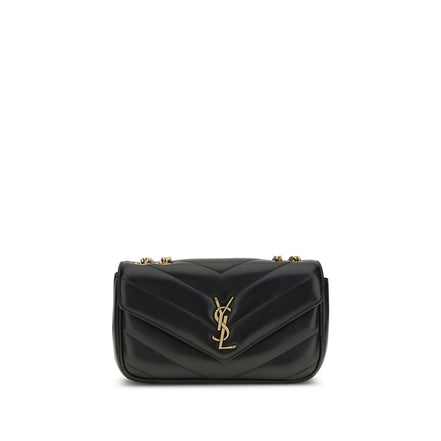 Saint Laurent Black Leather Shoulder Bag