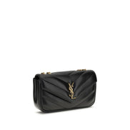 Saint Laurent Black Leather Shoulder Bag