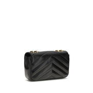 Saint Laurent Black Leather Shoulder Bag