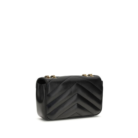 Saint Laurent Black Leather Shoulder Bag