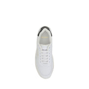 Saint Laurent White Calf Leather Low Top Sneakers