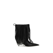 Bottes Balenciaga Bos Taurus en cuir de veau noir