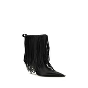 Bottes Balenciaga Bos Taurus en cuir de veau noir