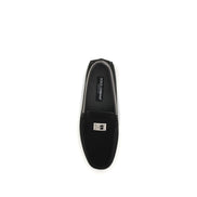 Mocassins à enfiler Dolce & Gabbana en cuir de veau noir Bos Taurus