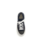 Brunello Cucinelli Blue Cotton Low Top Sneakers