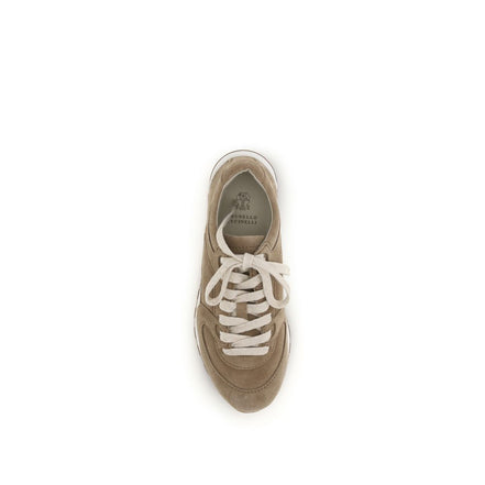 Brunello Cucinelli Beige Low Top Sneakers