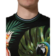 T-shirt girocollo da uomo in cotone Dolce & Gabbana con stampa 