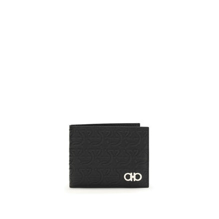 Ferragamo Black Calf Leather Wallet