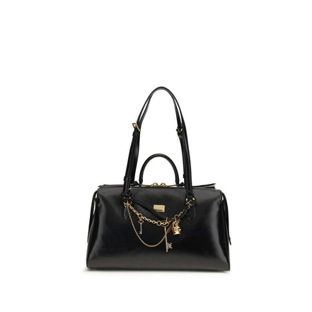Sac à bandoulière Dolce & Gabbana en cuir de veau noir Bos Taurus
