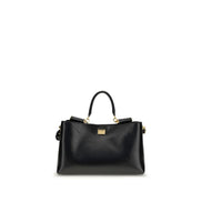 Sac à bandoulière Dolce & Gabbana en cuir de veau noir Bos Taurus